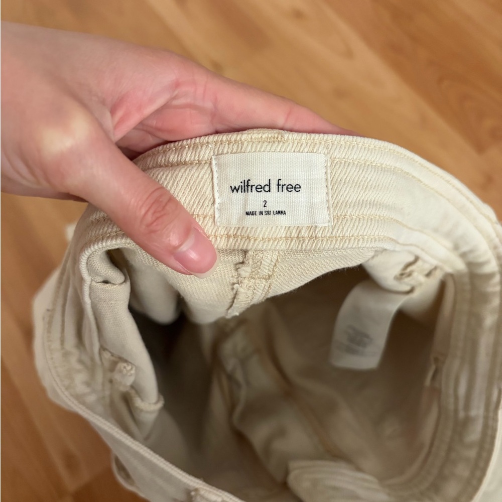 Wilfred Free Cream Buttoned Pants - Picture 5 of 5